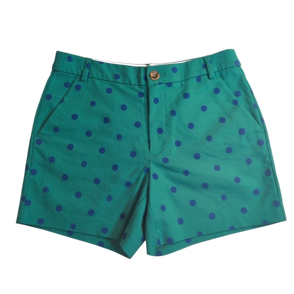 Lilly Pulitzer Teal and Navy Polka Dot Women's's Shorts